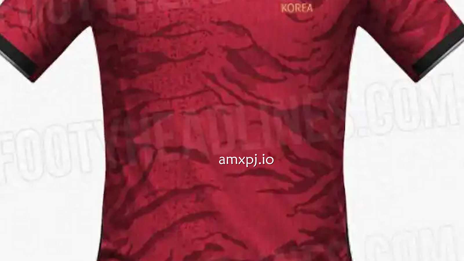 澳门新葡京深度聚焦:韩国队2026世界杯球衣曝光 融入虎皮纹理